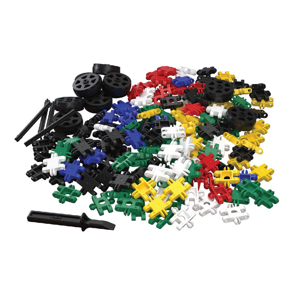 Nano Clics – Creative Builders 250 Piece Set – 5 in 1 Bouwblokken – DUURZAAM SPEELGOED Gemaakt Van 100% GERECYCLEERDE Kunststof – Speelgoed 8, 9, 10, 11, 12 jaar – Constructie Spee