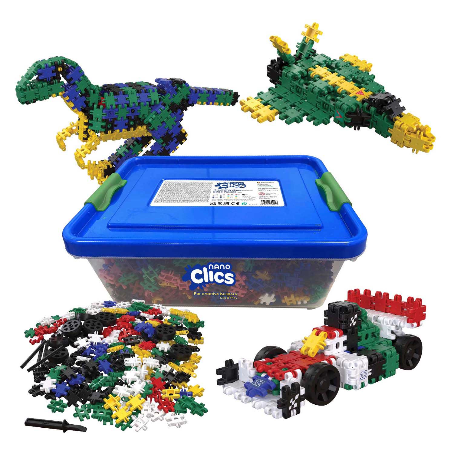 Nano Clics – Creative Builders Baukasten – 2000 Teile.