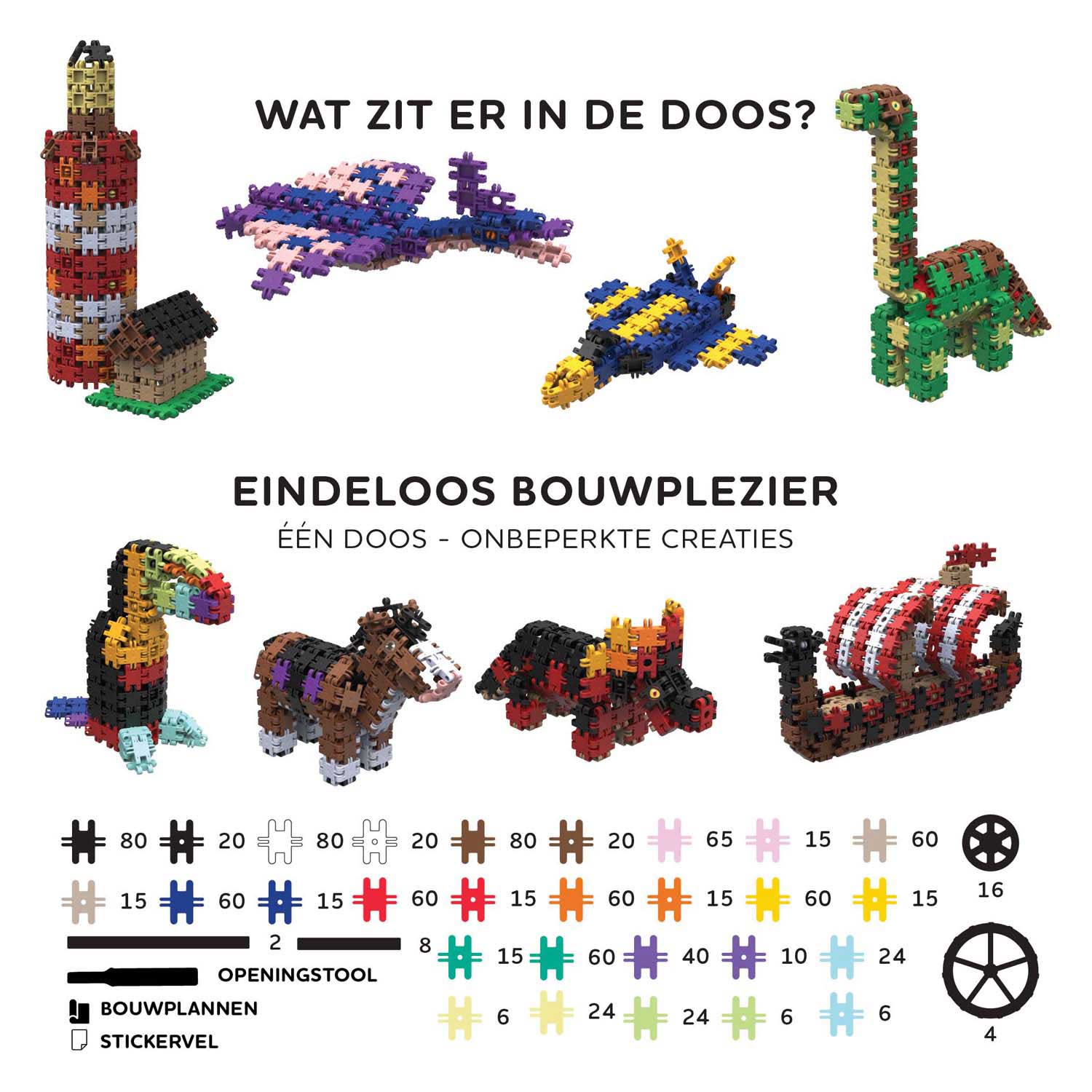 Nano Clics - Creative Builders Bouwset - 1000dlg.