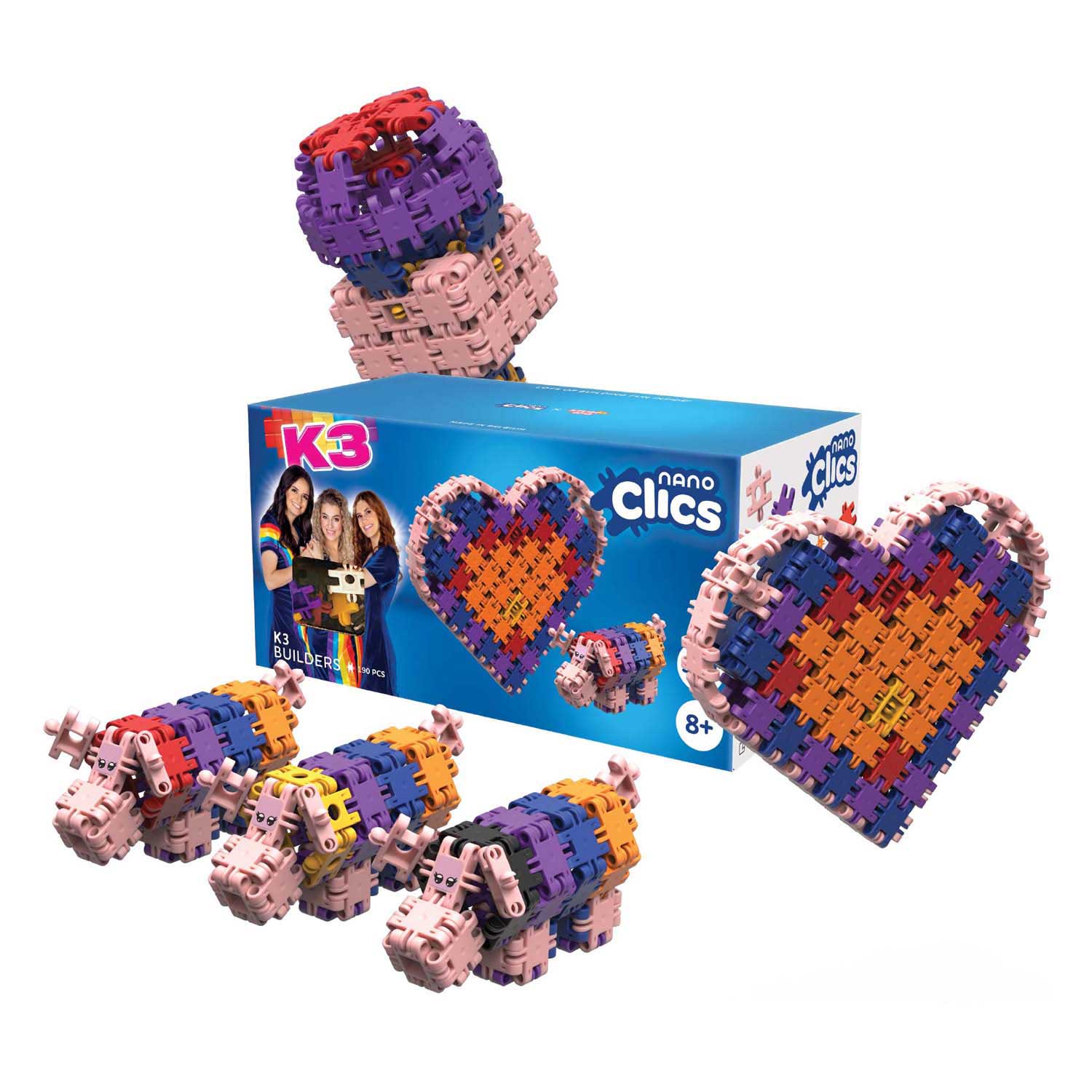Nano Clics - K3 Builders Bouwset - 190dlg.