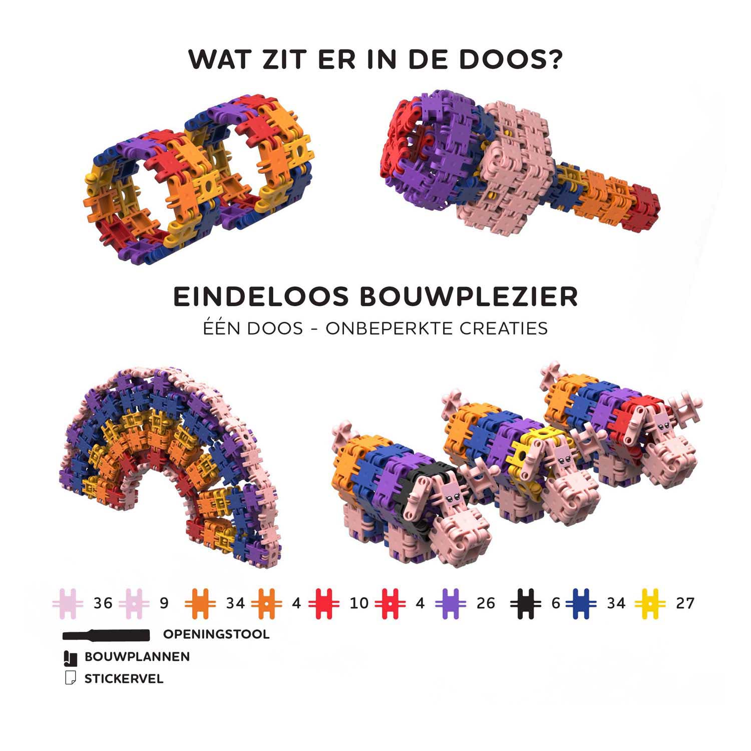 Nano Clics - K3 Builders Bouwset - 190dlg.