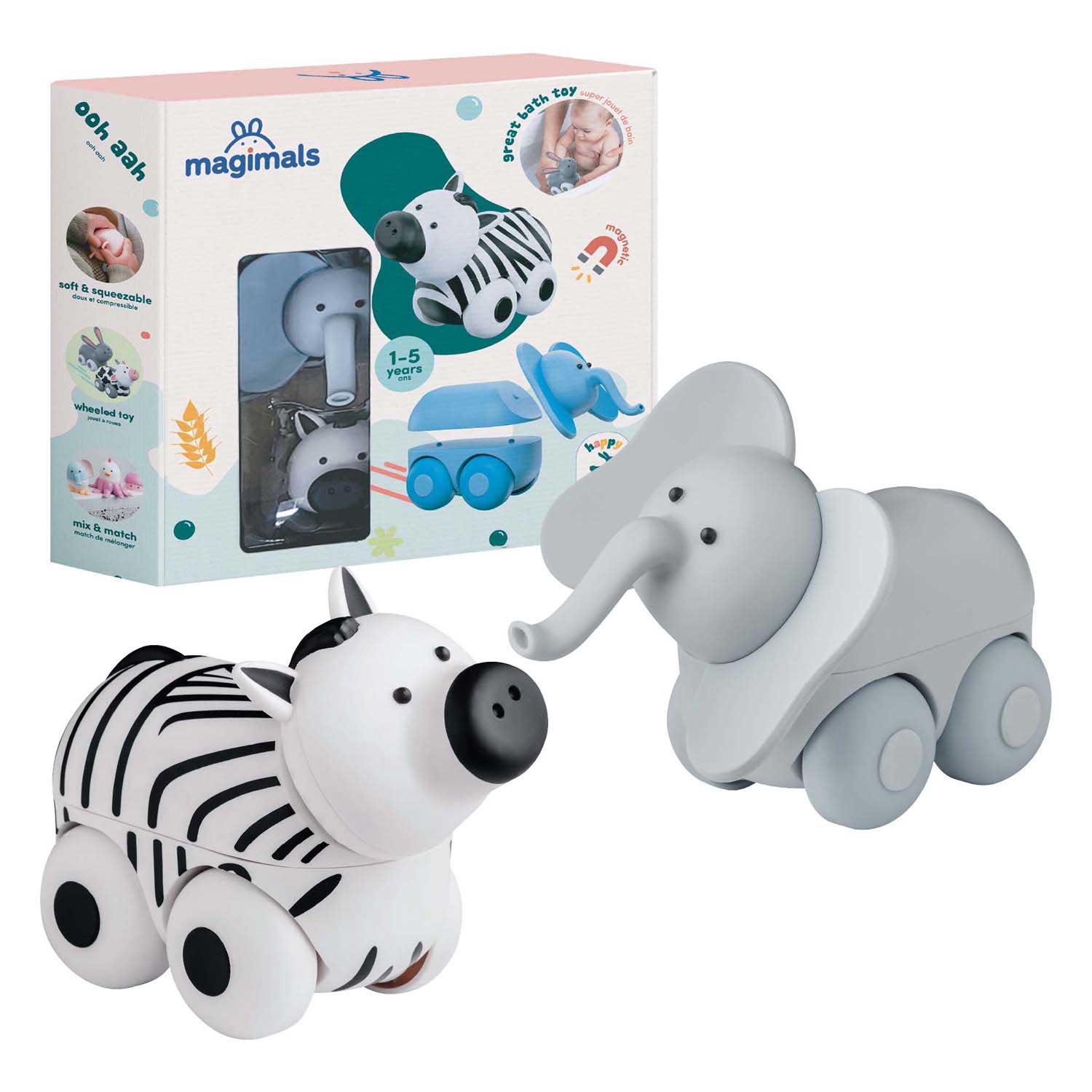 Magimals Wheely Safari Box - 6dlg.