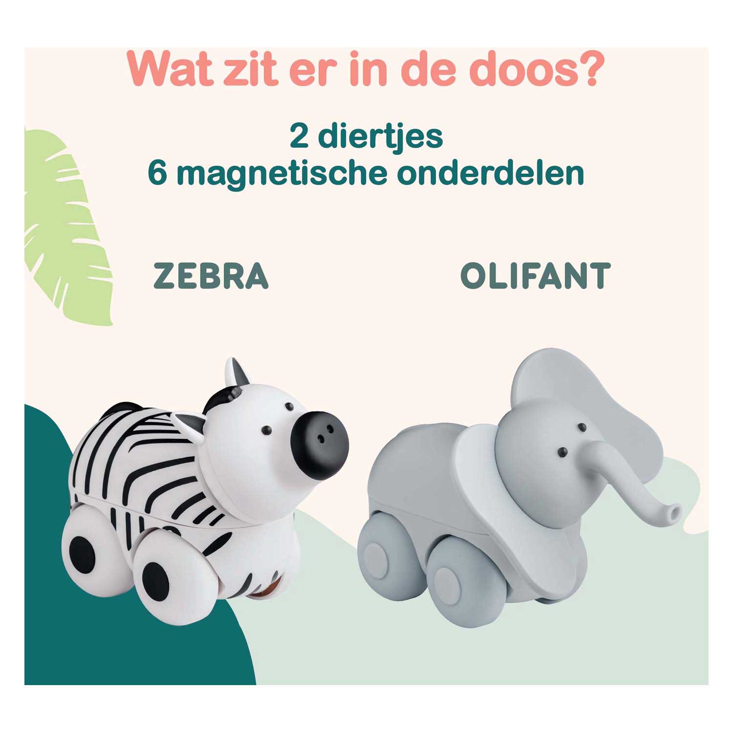 Magimals Wheely Safari Box - 6dlg.