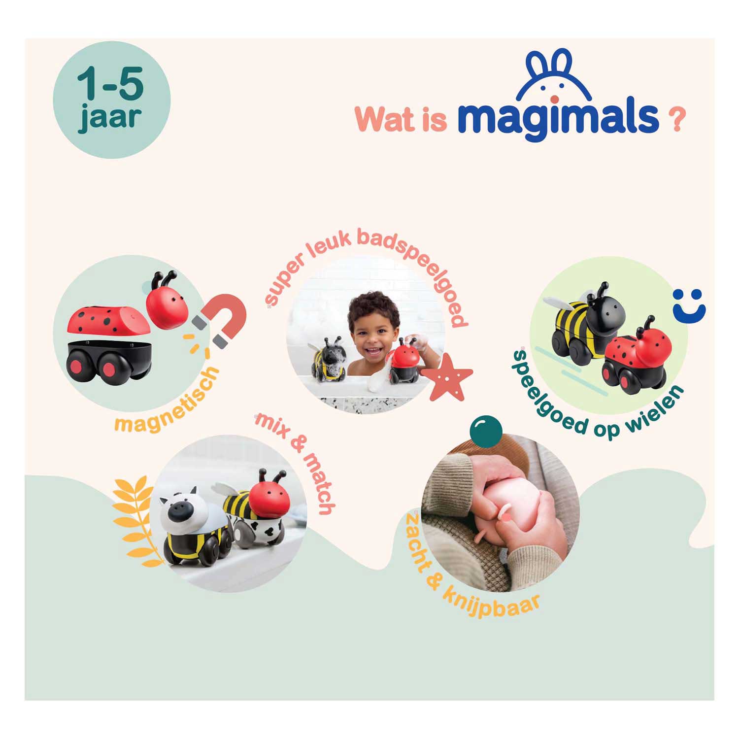 Magimals Wheely Insects Box - 6dlg.