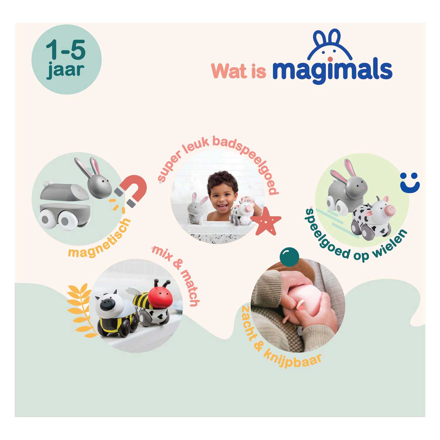 Magimals Wheely Farm Box - 6dlg.