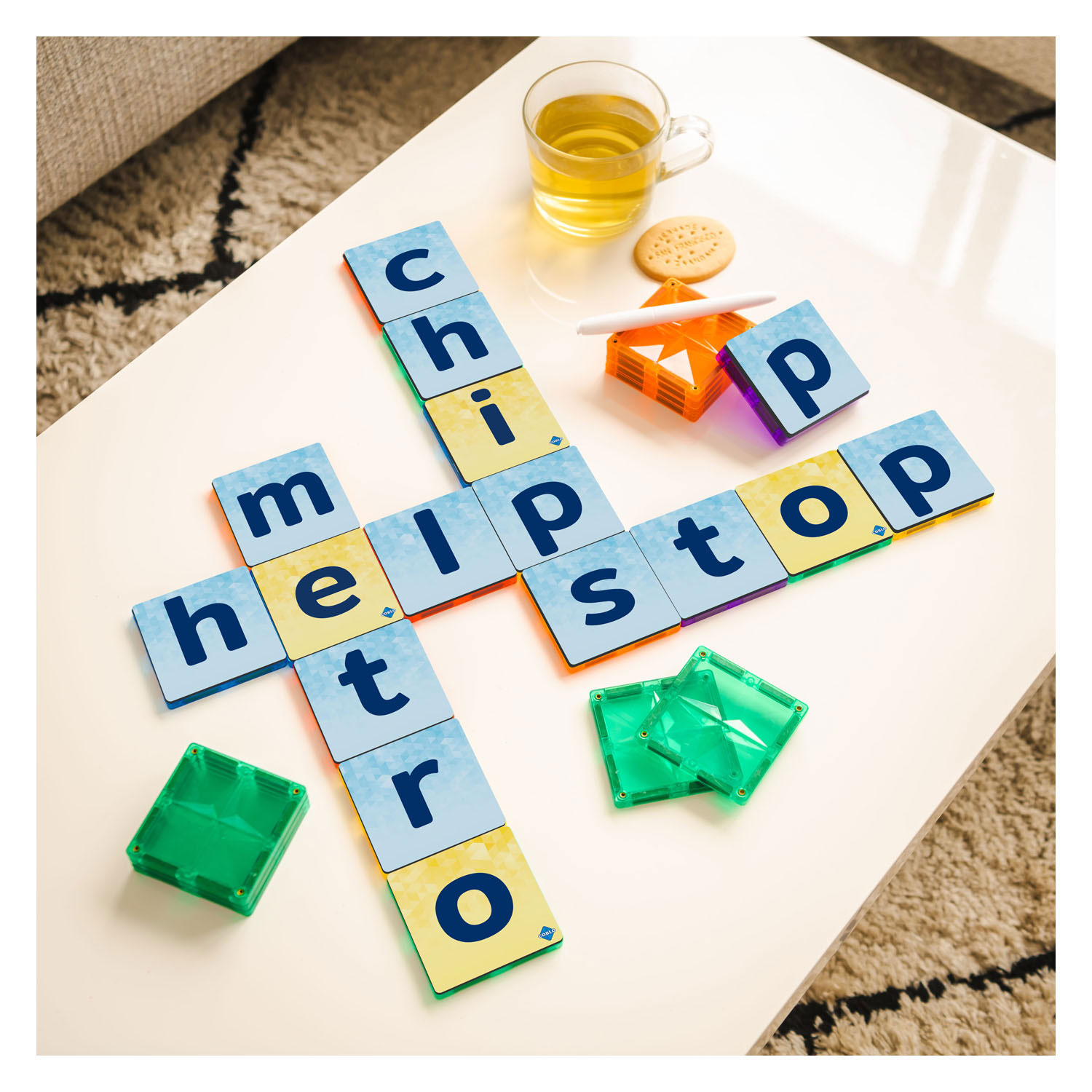 Coblo Toppers Letters Magnetisch Bouwspeelgoed, 60dlg.