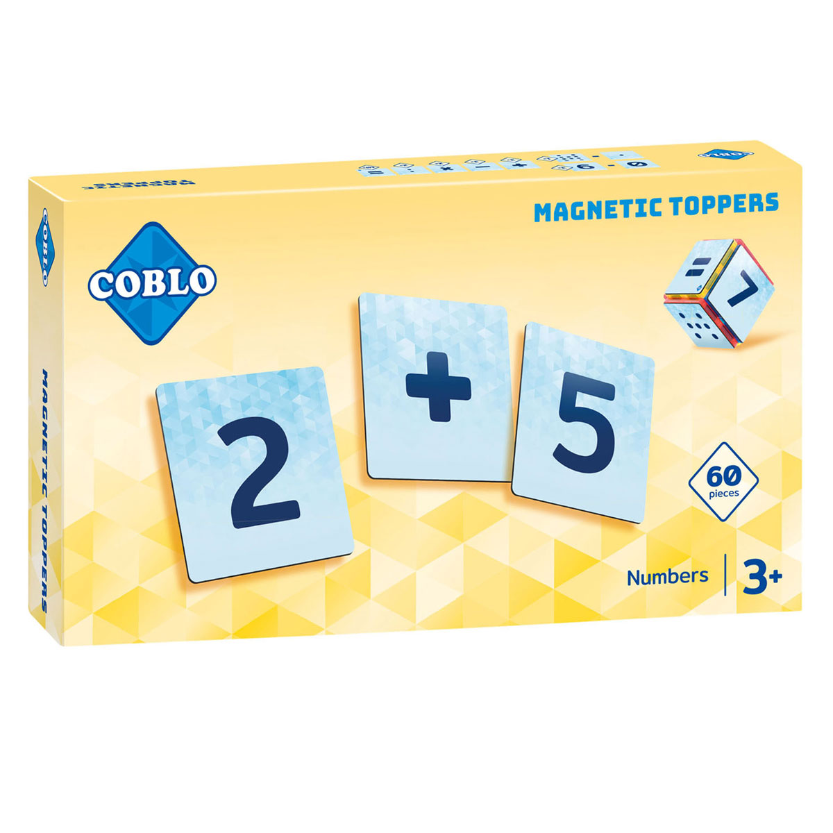 Coblo Toppers Cijfers Magnetisch Bouwspeelgoed, 60dlg.