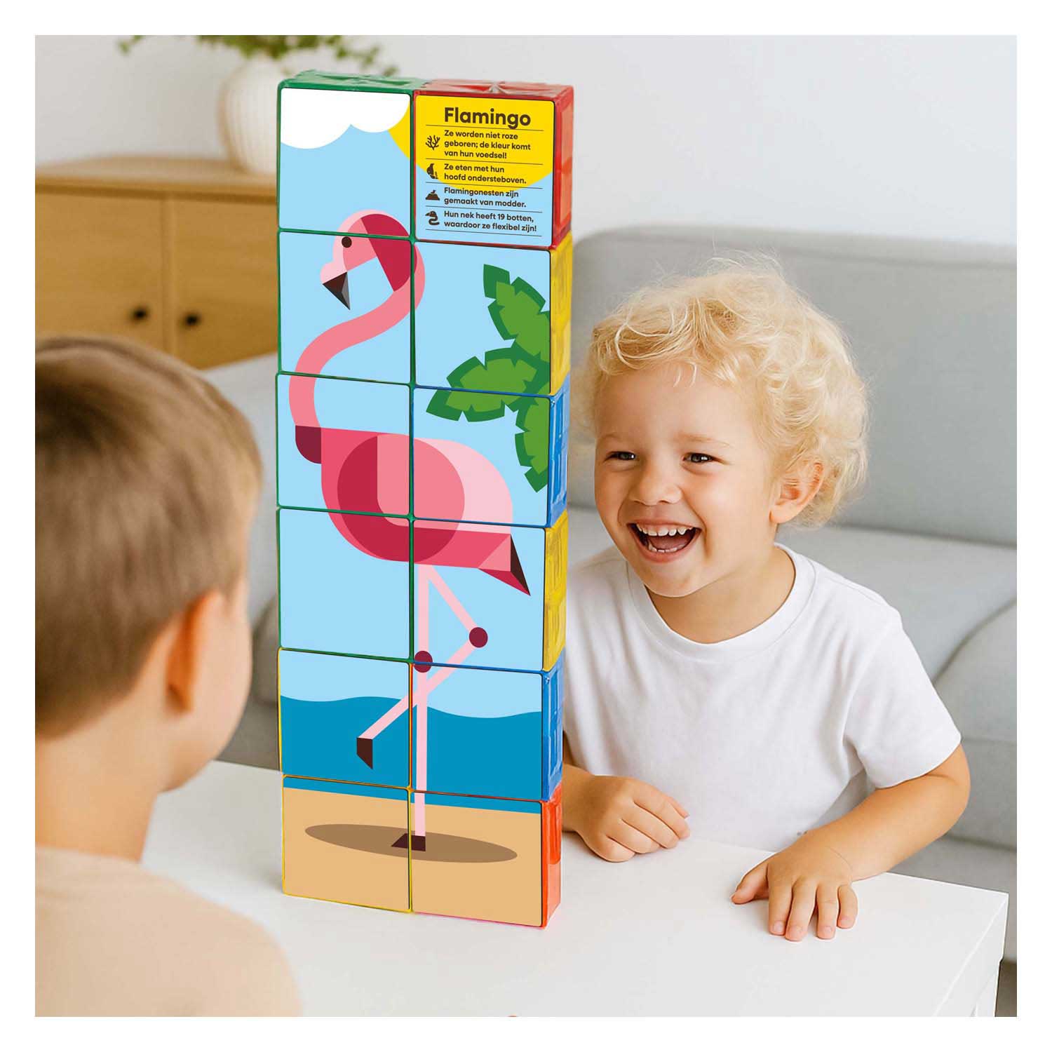 Coblo Magnetisch Bouwspeelgoed Safari Dieren - 60dlg.