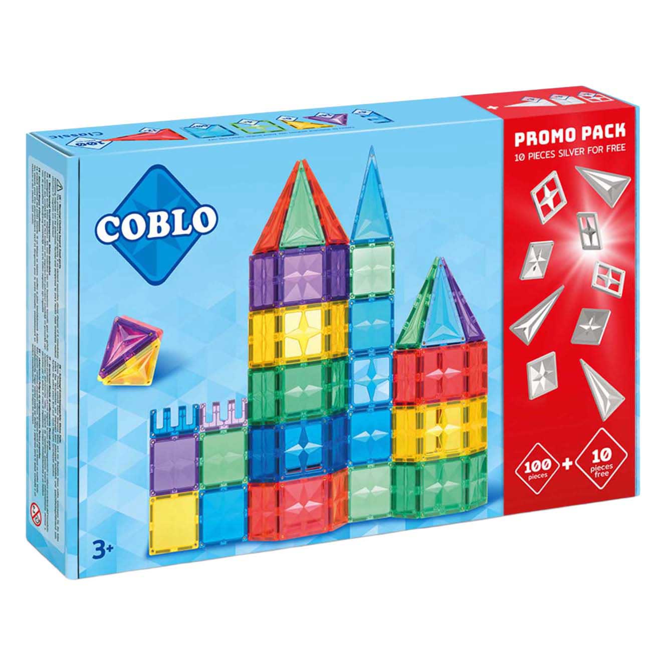Coblo Classic Magnetisch Bouwspeelgoed Promo Pack - 110dlg.