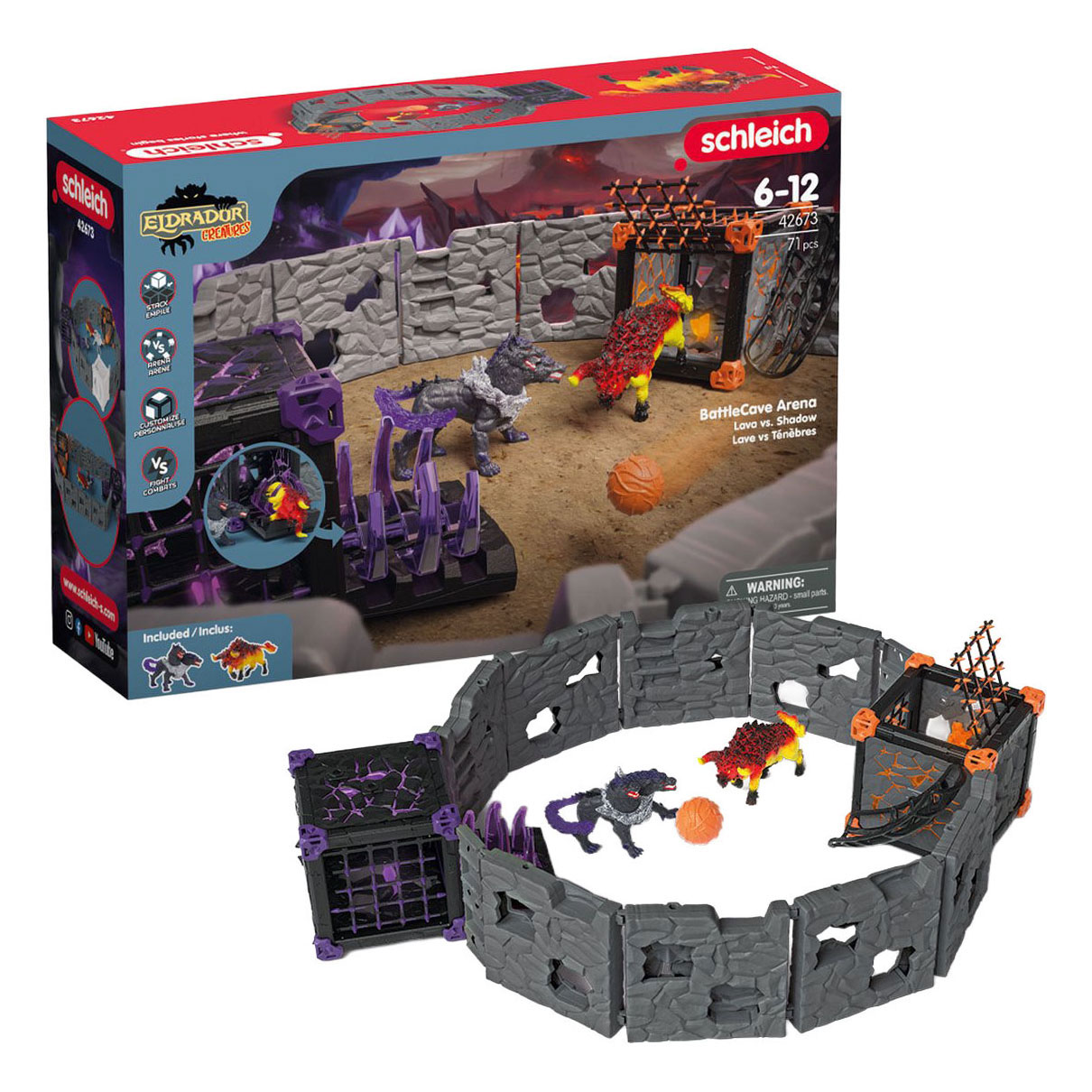 schleich Eldrador BattleCave Arena: Lava vs Schaduw 42673