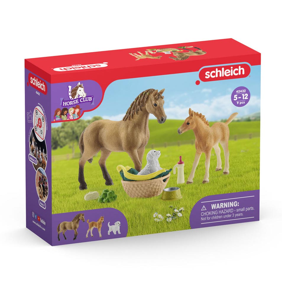 Schleich HORSE CLUB Kit de soins pour bébés animaux 42432