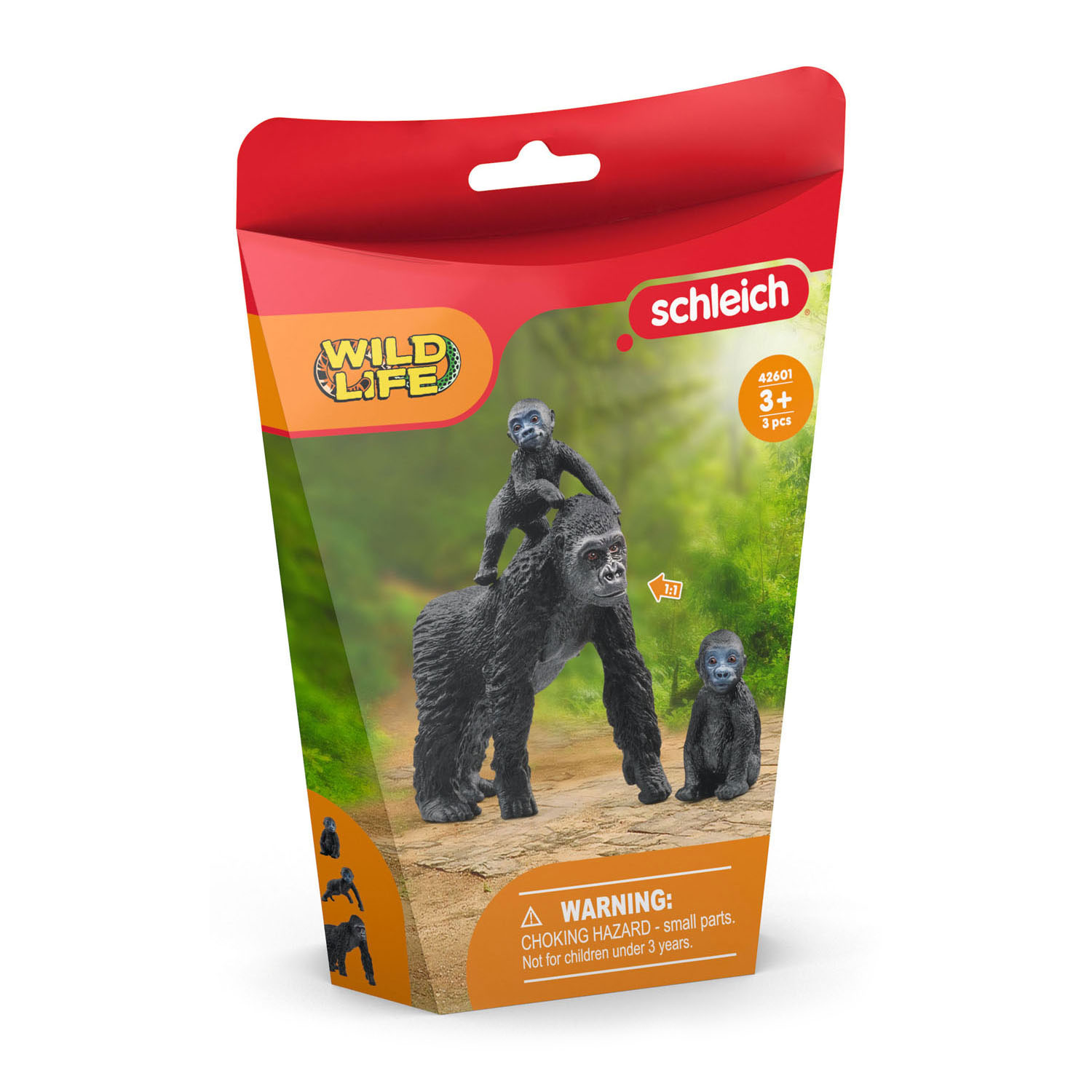schleich WILDLIFE Gorilla Familie 42601