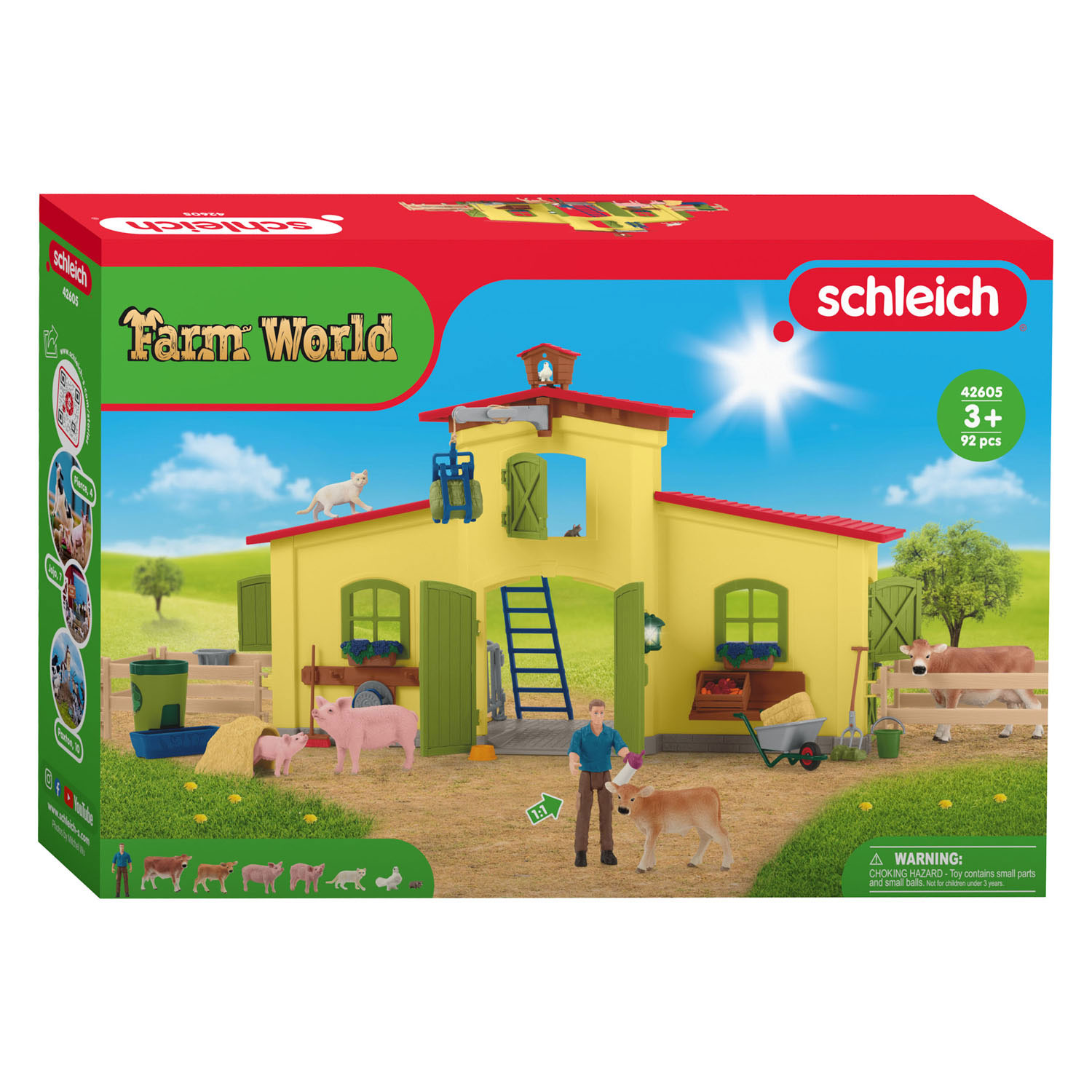 Schleich FARM WORLD Großer Stall 42605