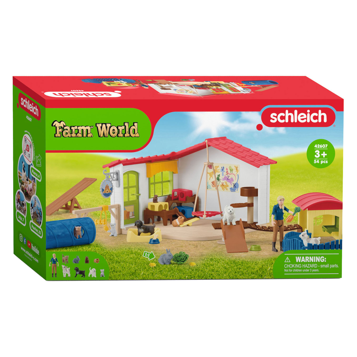 Schleich FARM WORLD Hôtel pour animaux 42607