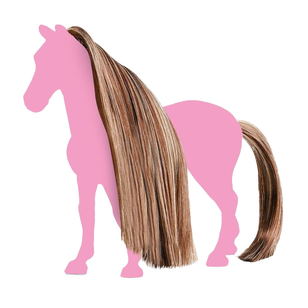 Schleich HORSE CLUB Hair Beauty Pferde Braun Gold 42653