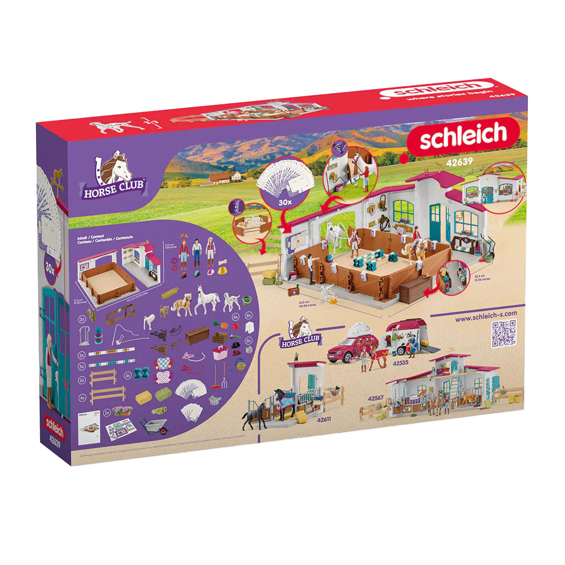 schleich HORSE CLUB Rijhal Peppertree 42639