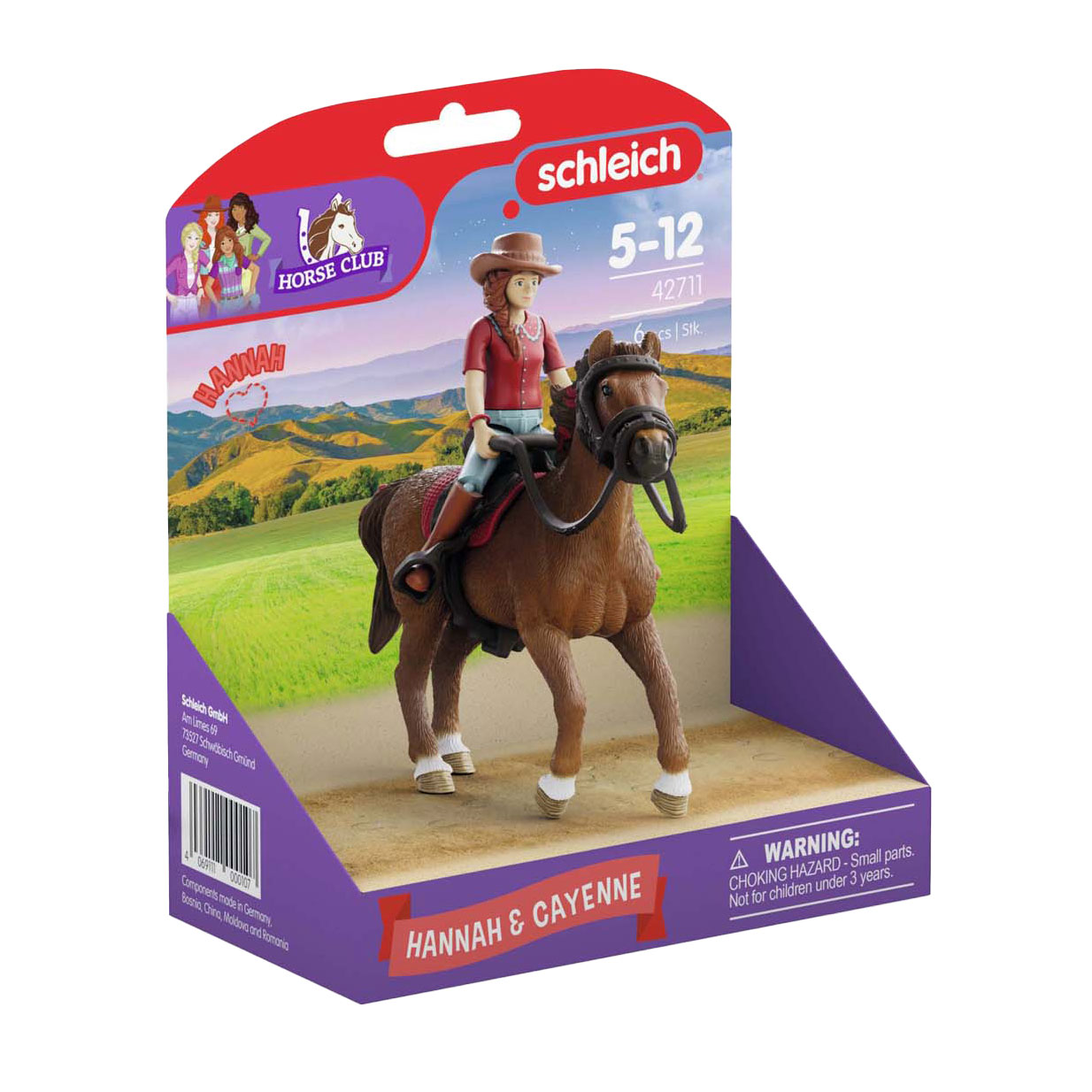 schleich HORSE CLUB Hannah & Cayenne 42711