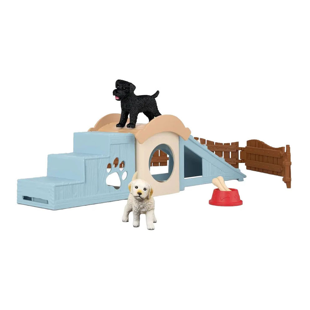 Schleich Farm World Aventure Amusement pour les petits chiots 42763