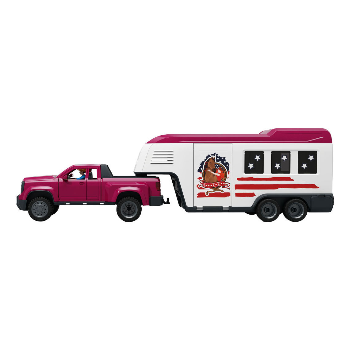 schleich HORSE CLUB Lakeside Truck met Aanhangwagen 42705