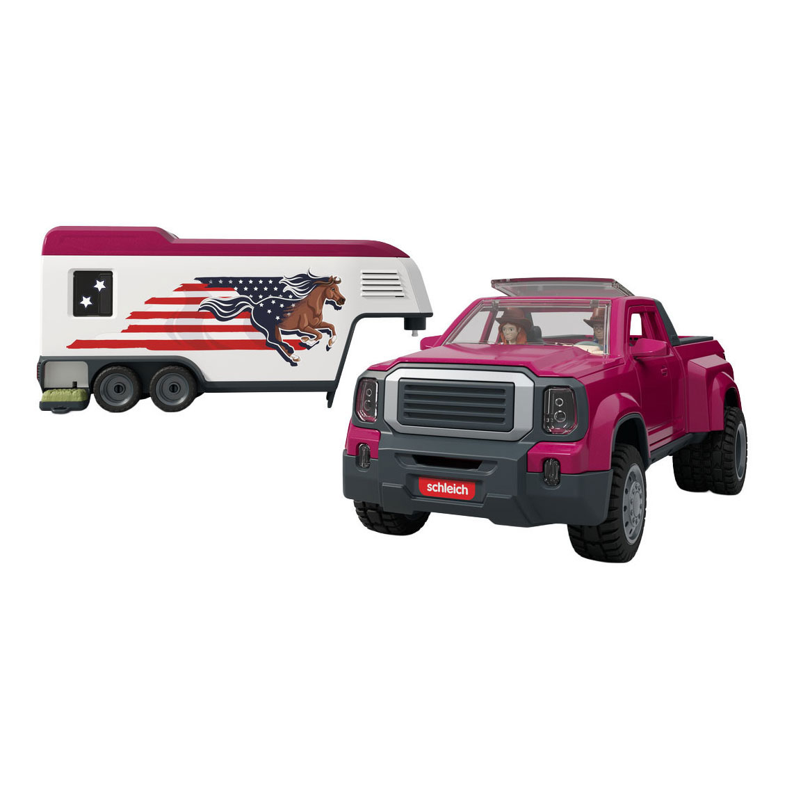 schleich HORSE CLUB Lakeside Truck met Aanhangwagen 42705