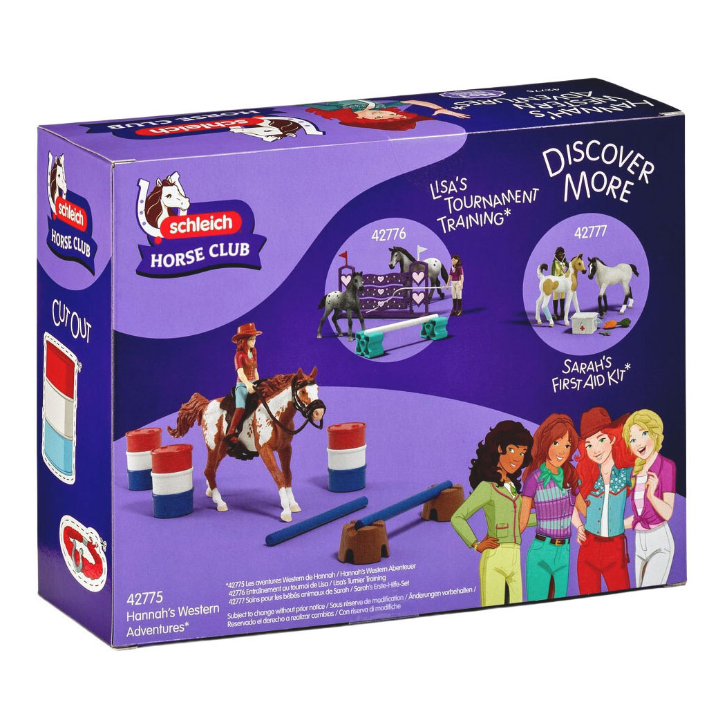 schleich HORSE CLUB Hannah's avontuur in het westen 42775