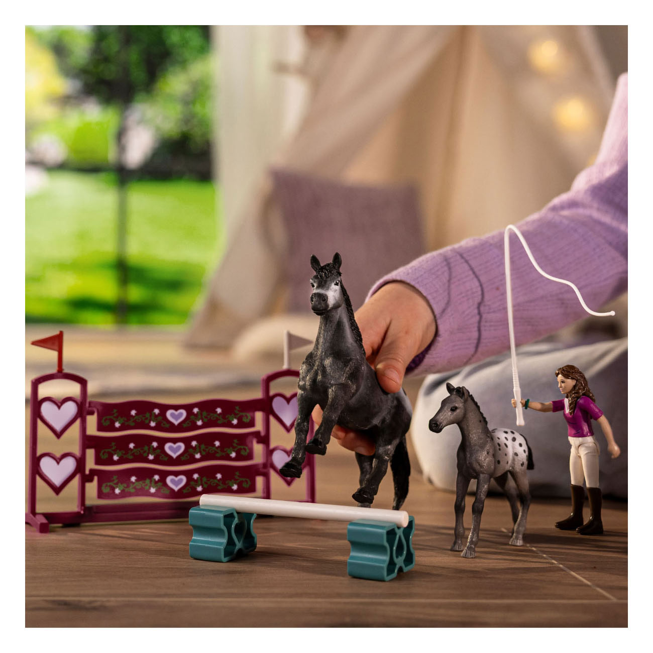 schleich HORSE CLUB Lisa's toernooi training 42776
