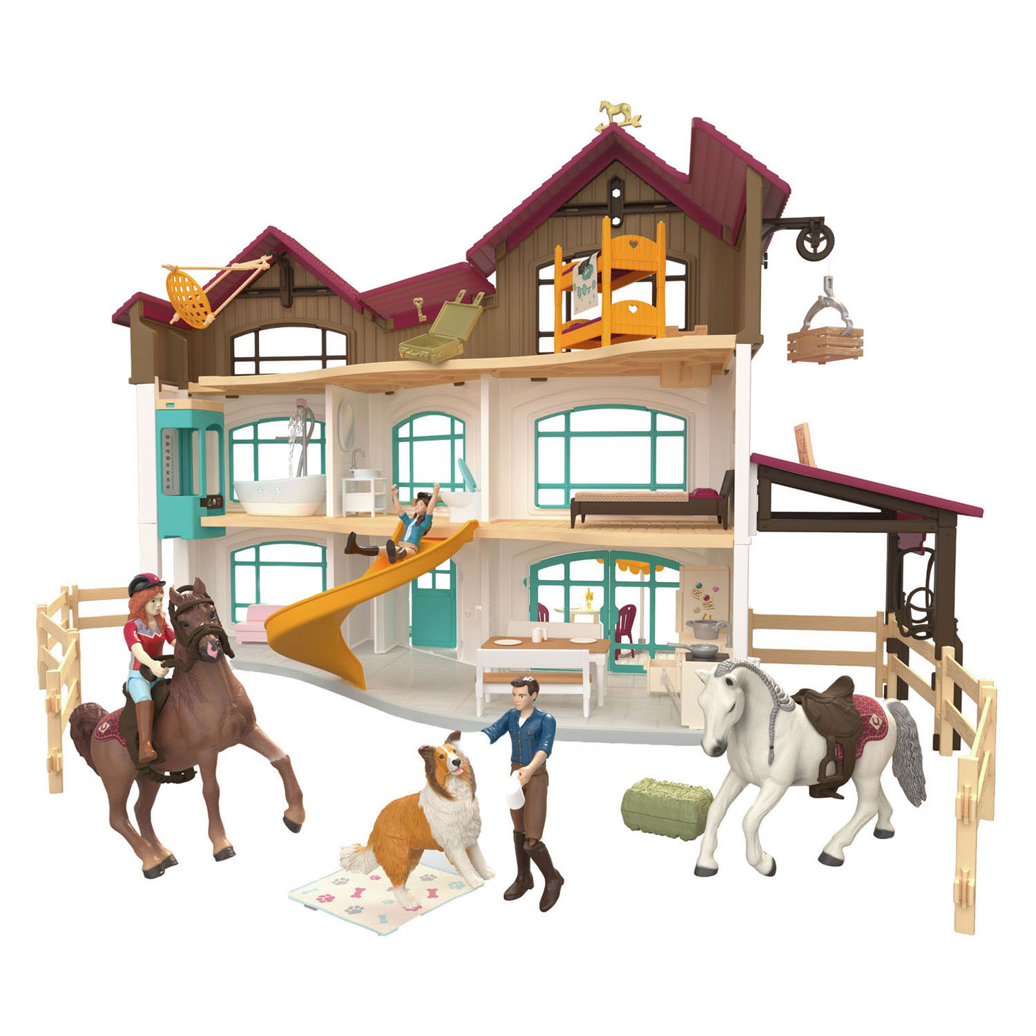 schleich HORSE CLUB Lakeside Villa & Paddock 42785
