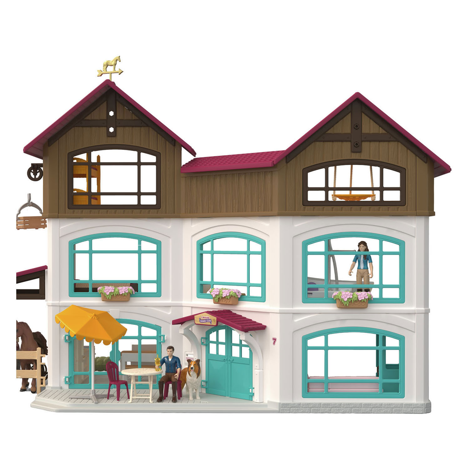 schleich HORSE CLUB Lakeside Villa & Paddock 42785