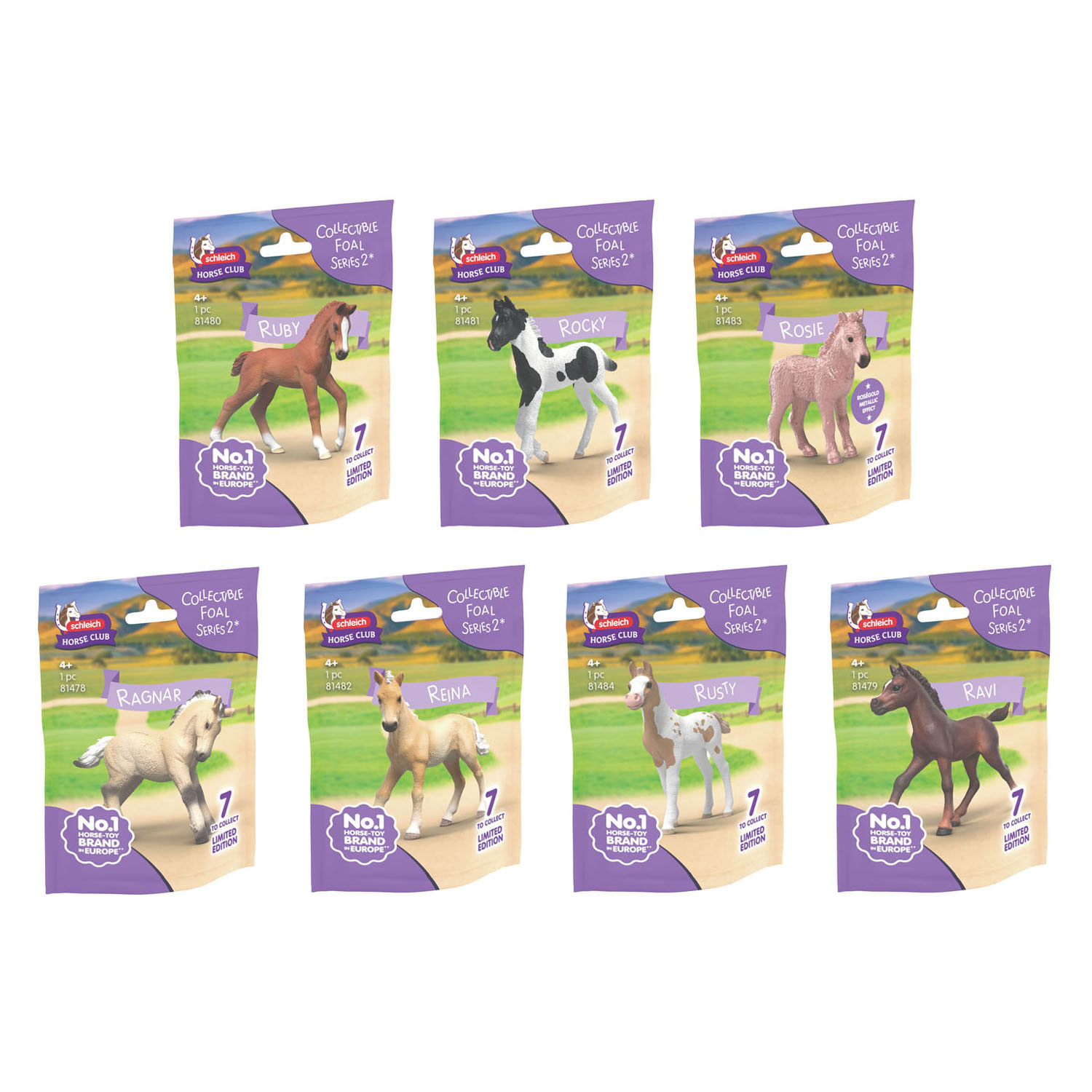 schleich HORSE CLUB Verzamelveulens 70680