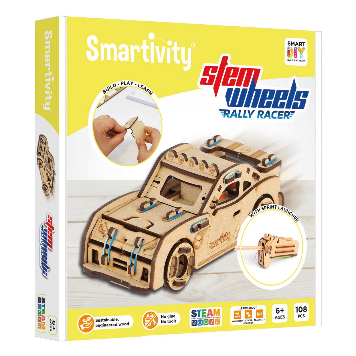 tarief Decoratie infrastructuur Smartivity Wheel Racers - Rally Racers Houten ... | Lobbes Speelgoed