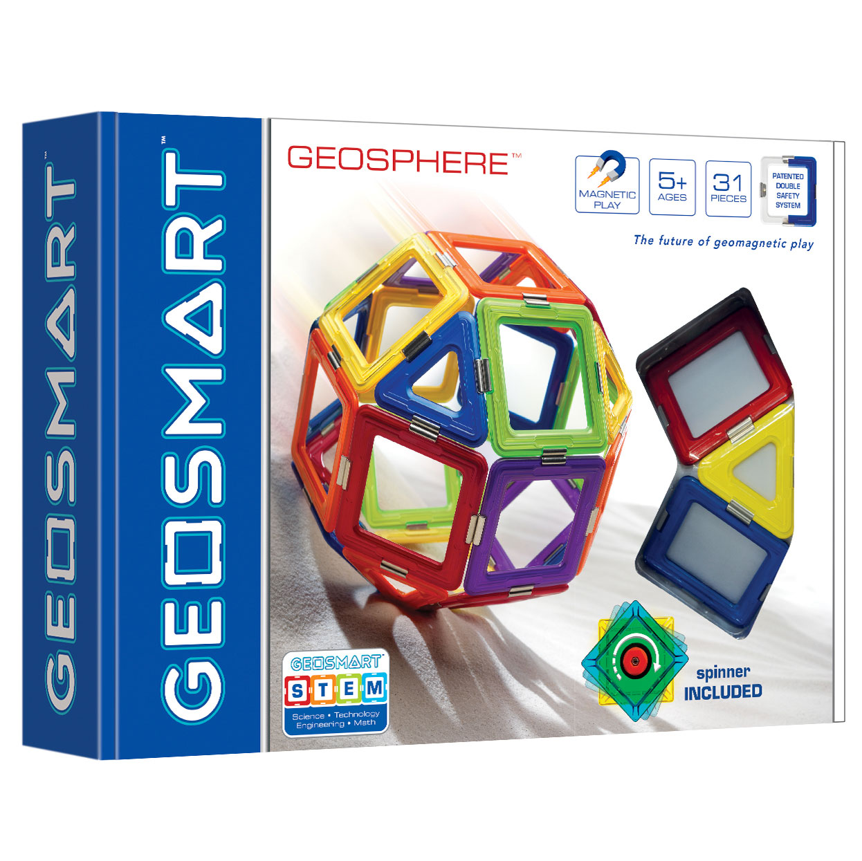 GeoSmart GeoSphere Magnetisches Bauspielzeug, 31St.