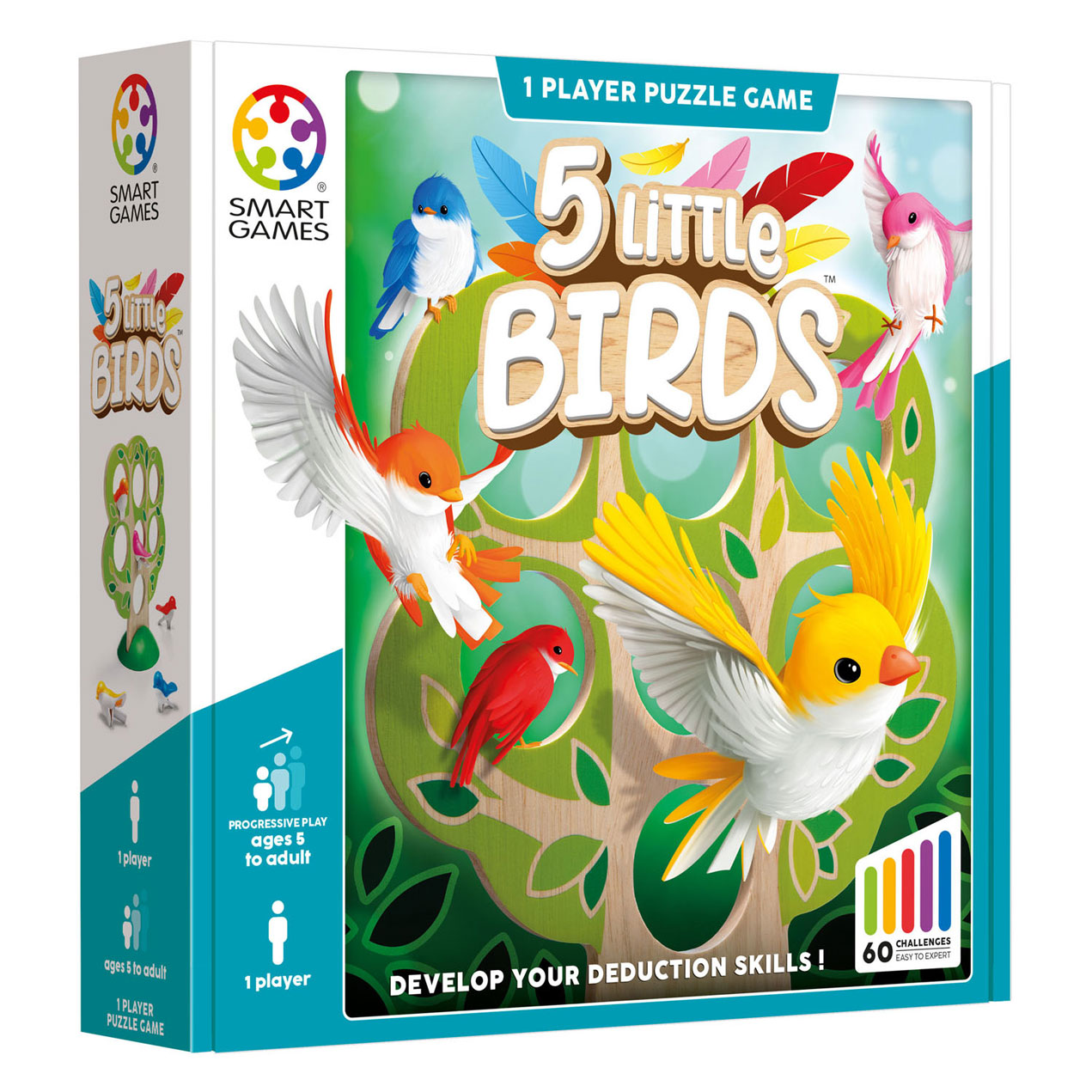 SmartGames 5 Little Birds Houten Logica Spel