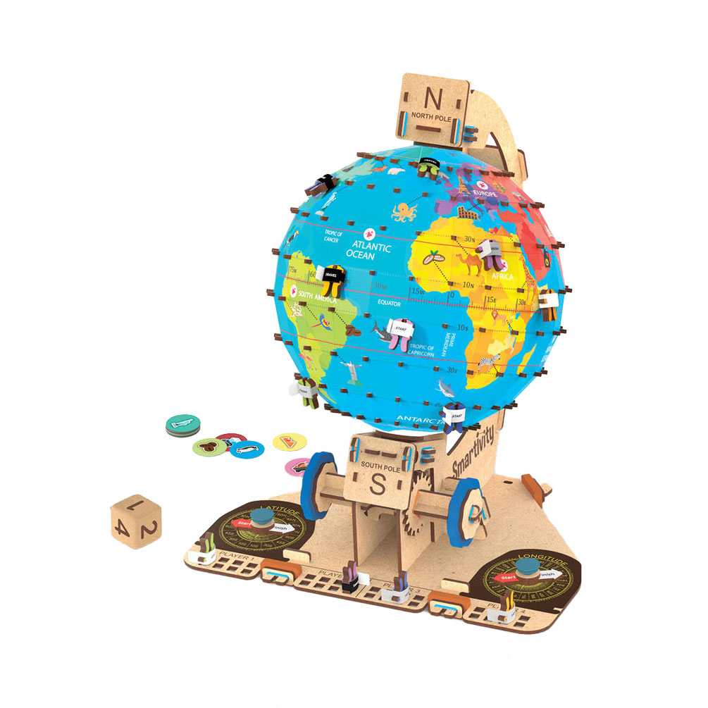 Kit de Construction Smartivity Bois - Globetrotters