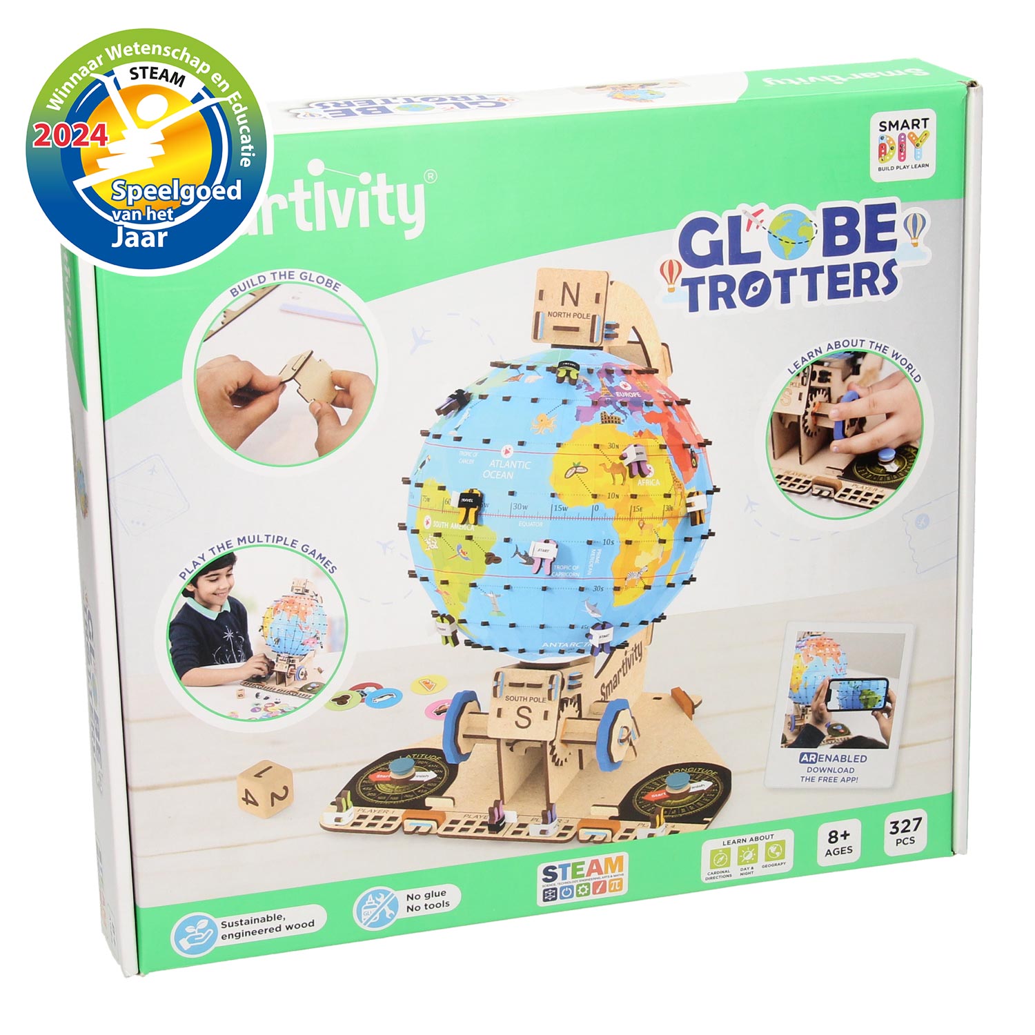 Kit de Construction Smartivity Bois - Globetrotters