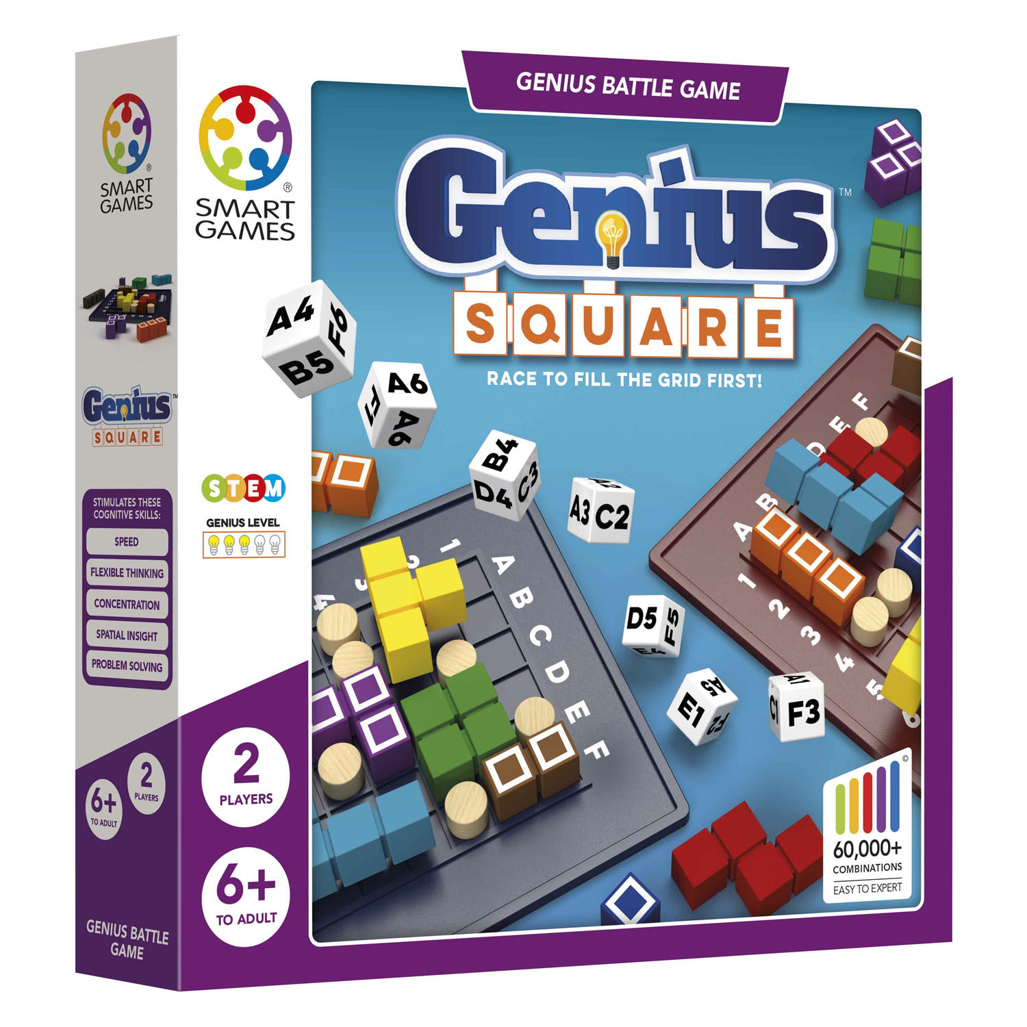 Jeu de réflexion SmartGames Genius Square