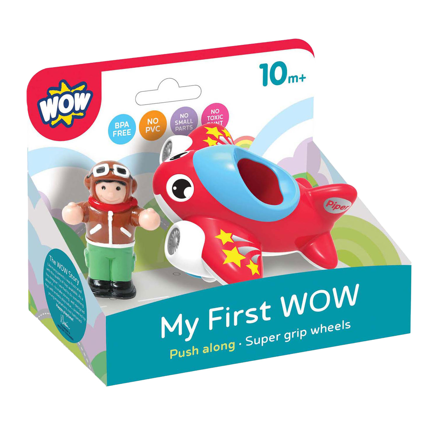 WOW Toys Mijn Eerste Straalvliegtuig Piper