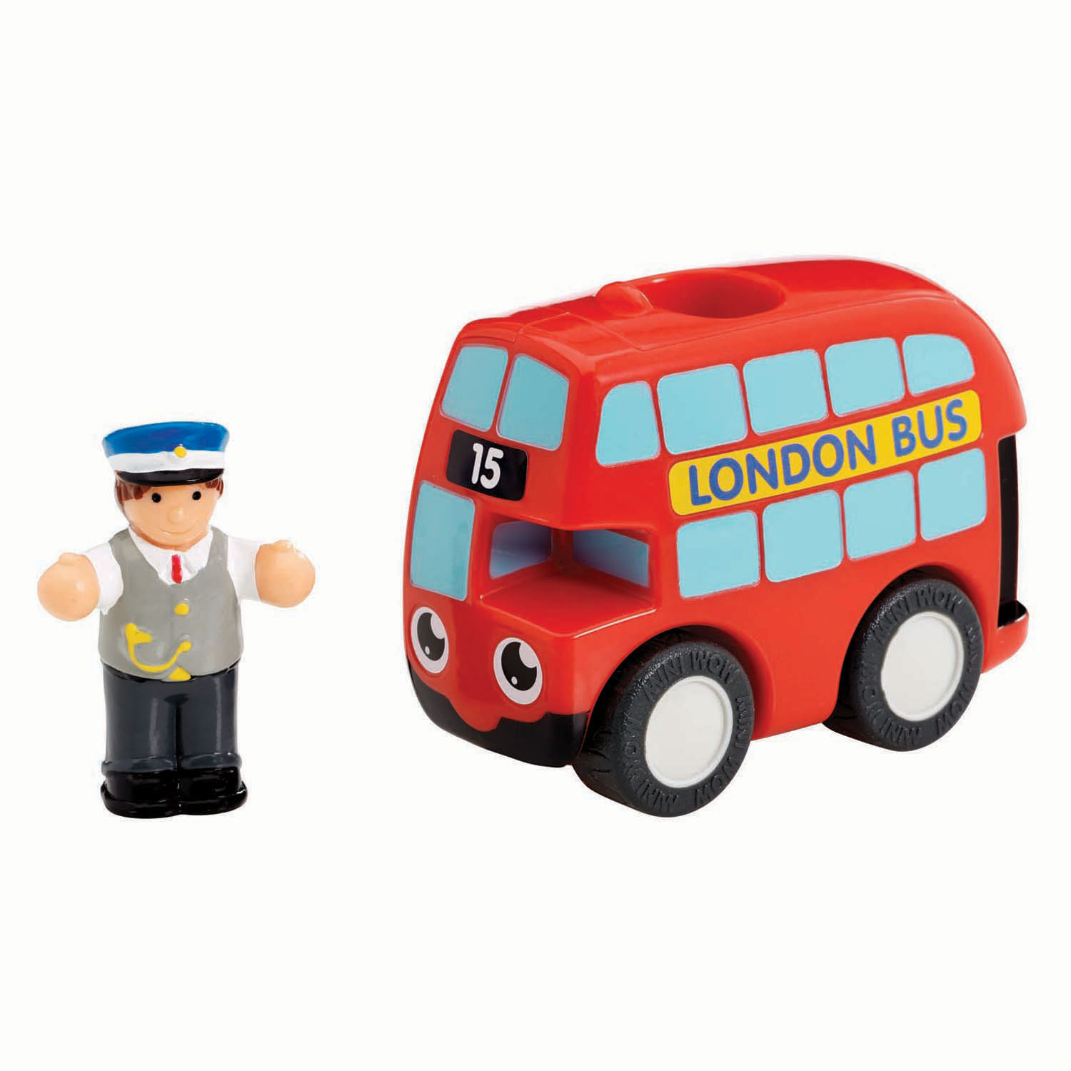 WOW Toys Mon premier bus rouge Basil