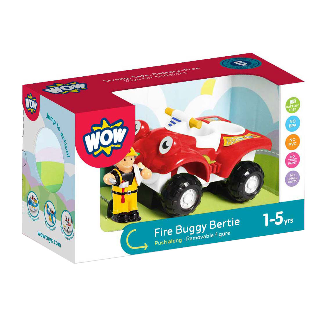 WOW Toys Brandweerwagentje Bertie