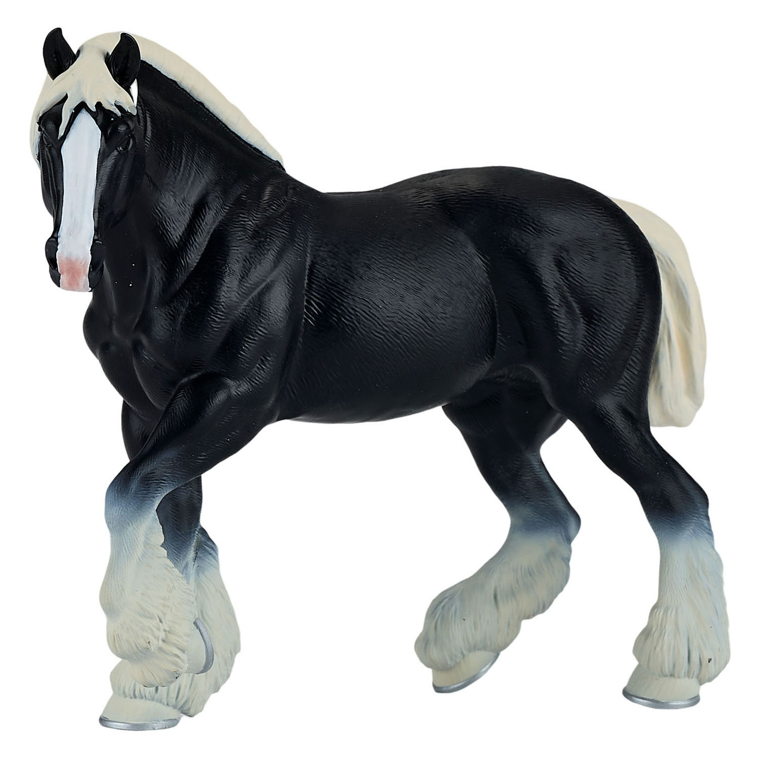 Mojo Horse World Schwarzes Clydesdale-Pferd – 381083