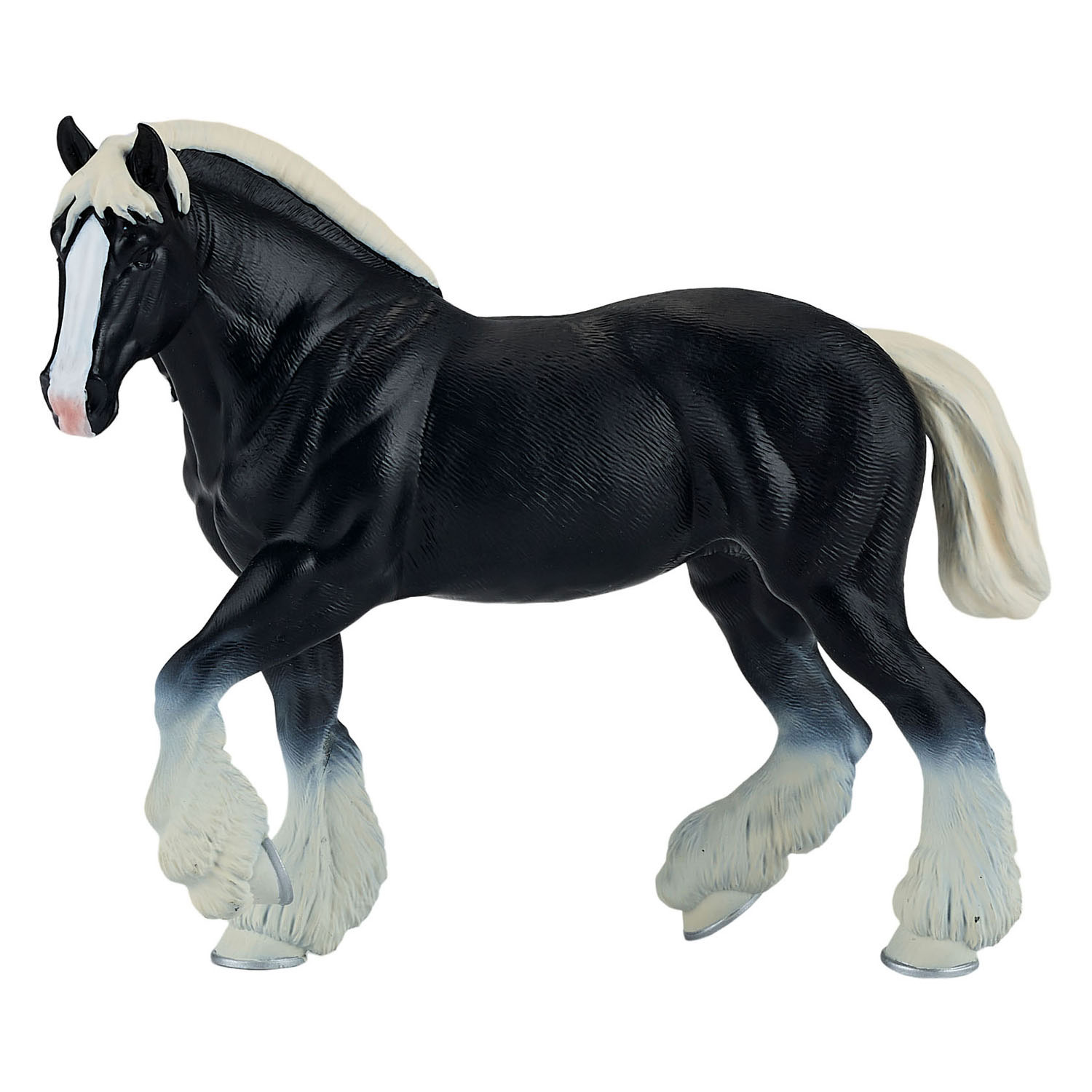 Mojo Horse World Schwarzes Clydesdale-Pferd – 381083