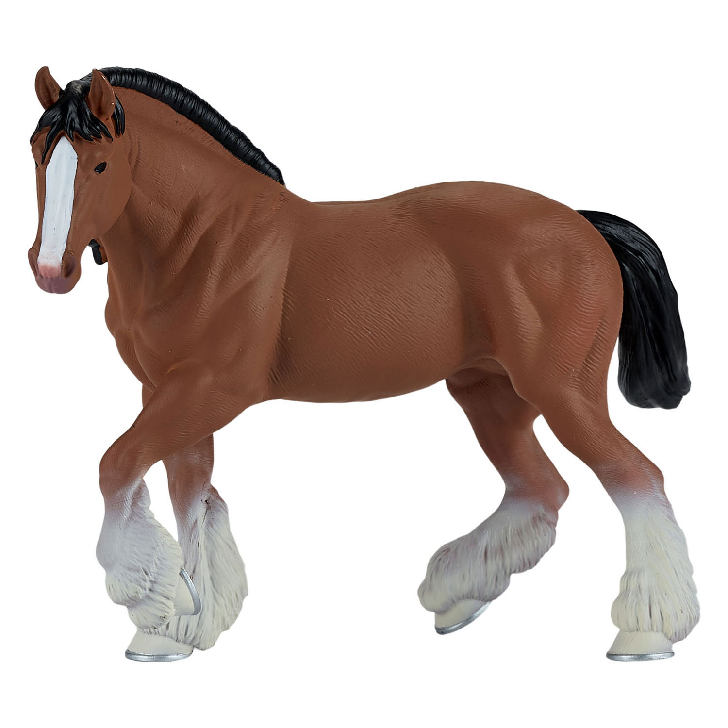 Mojo Horse World Cheval Clydesdale marron - 381084