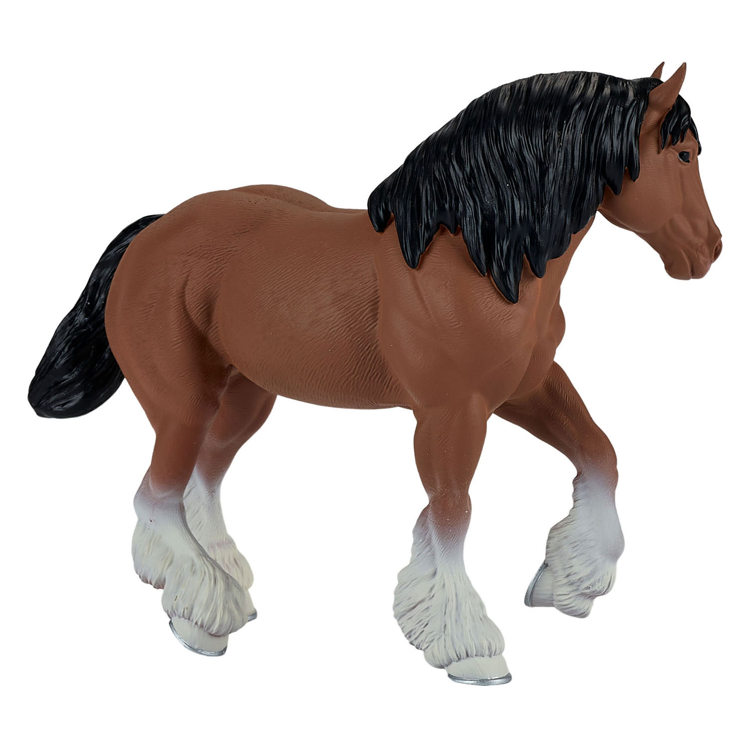 Mojo Horse World Cheval Clydesdale marron - 381084