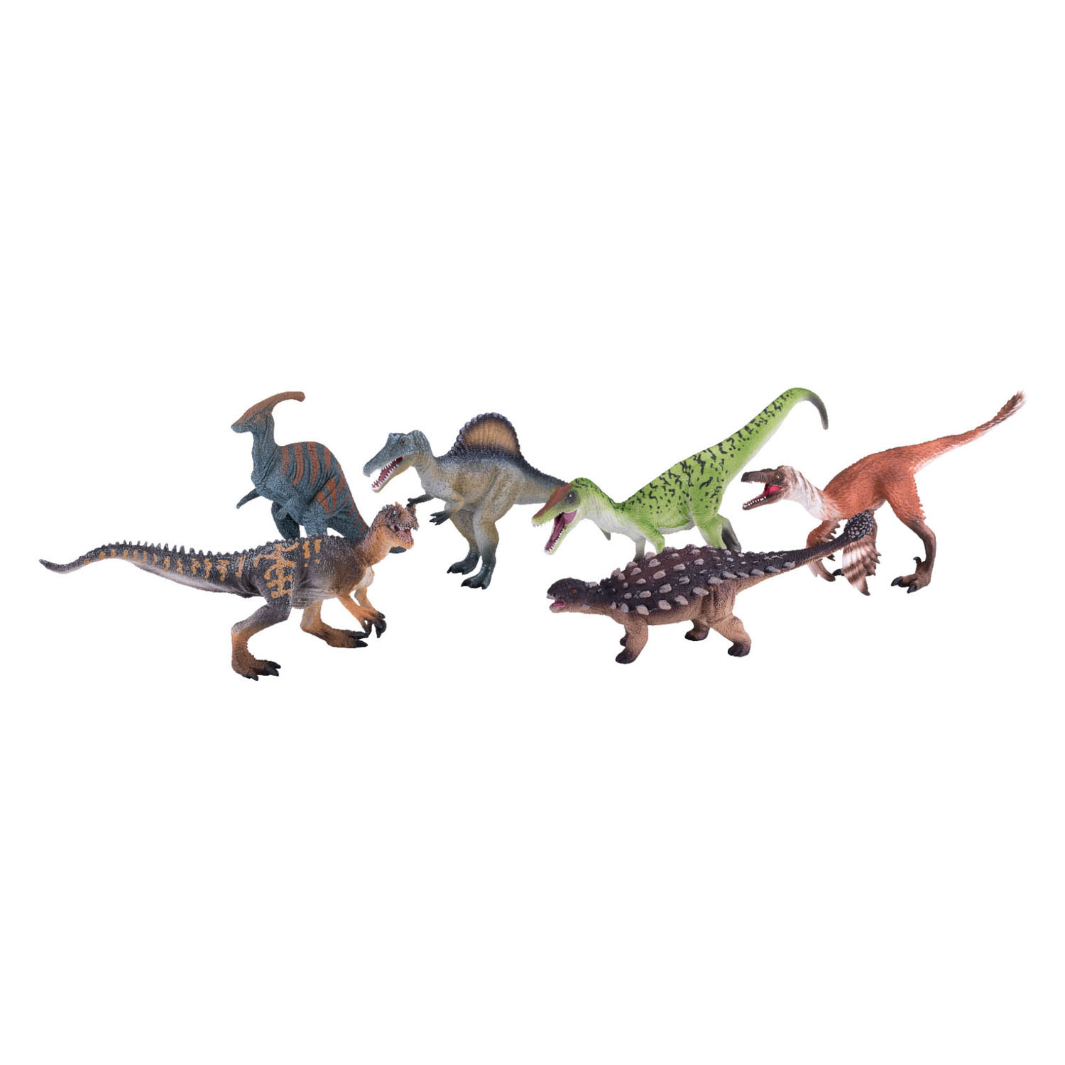 Ensemble de jeu de dinosaures de luxe Mojo Prehistory, 6 pièces.  - 380029