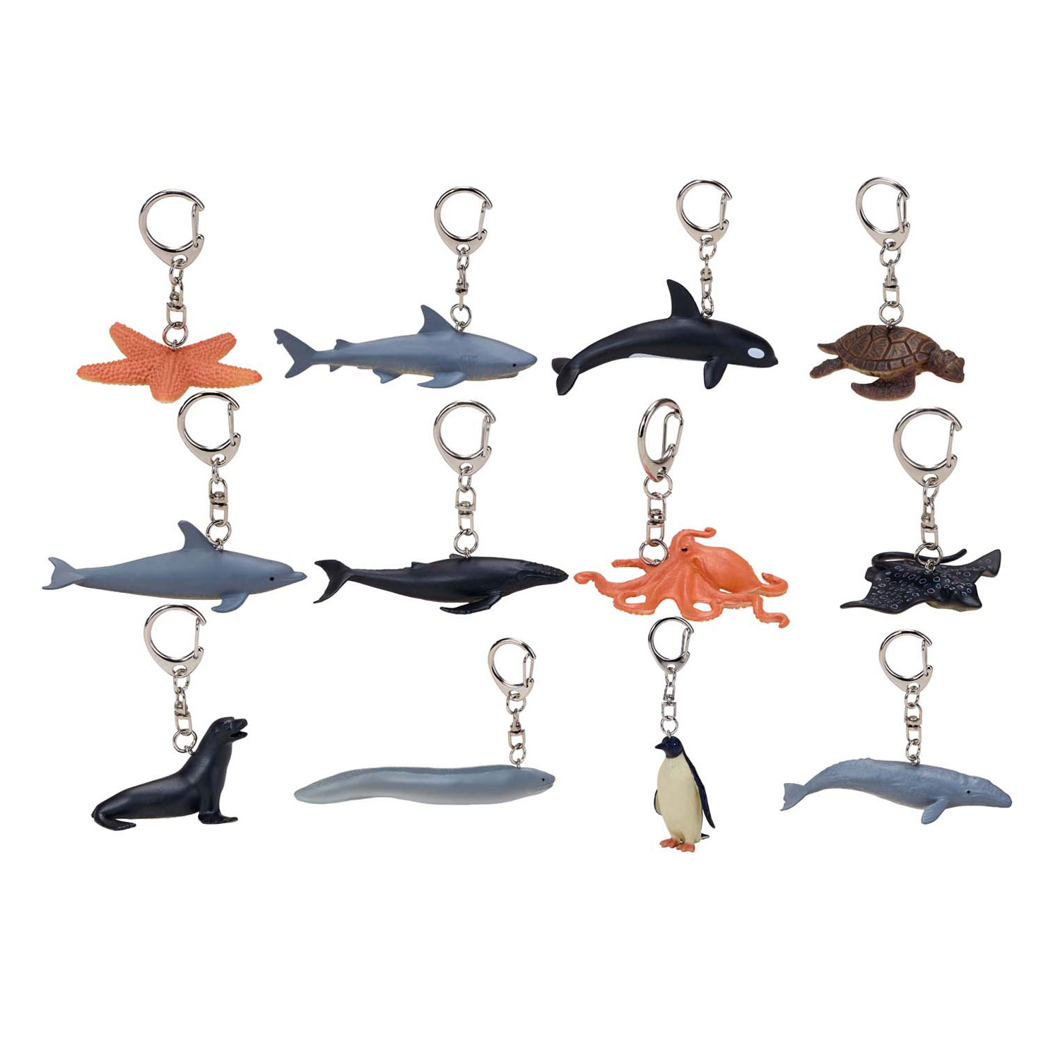 Porte-clés Mojo Vie marine, lot de 36 - 387429