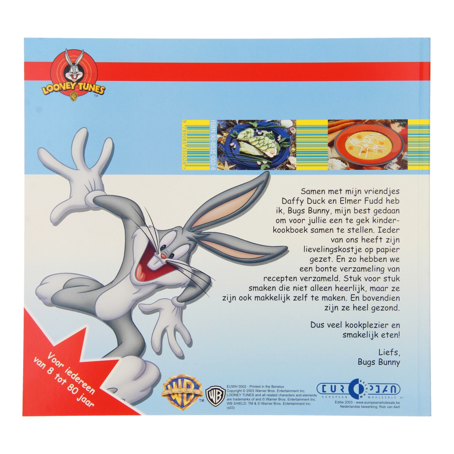 Kinderkookboek Koken met Bugs Bunny & Co