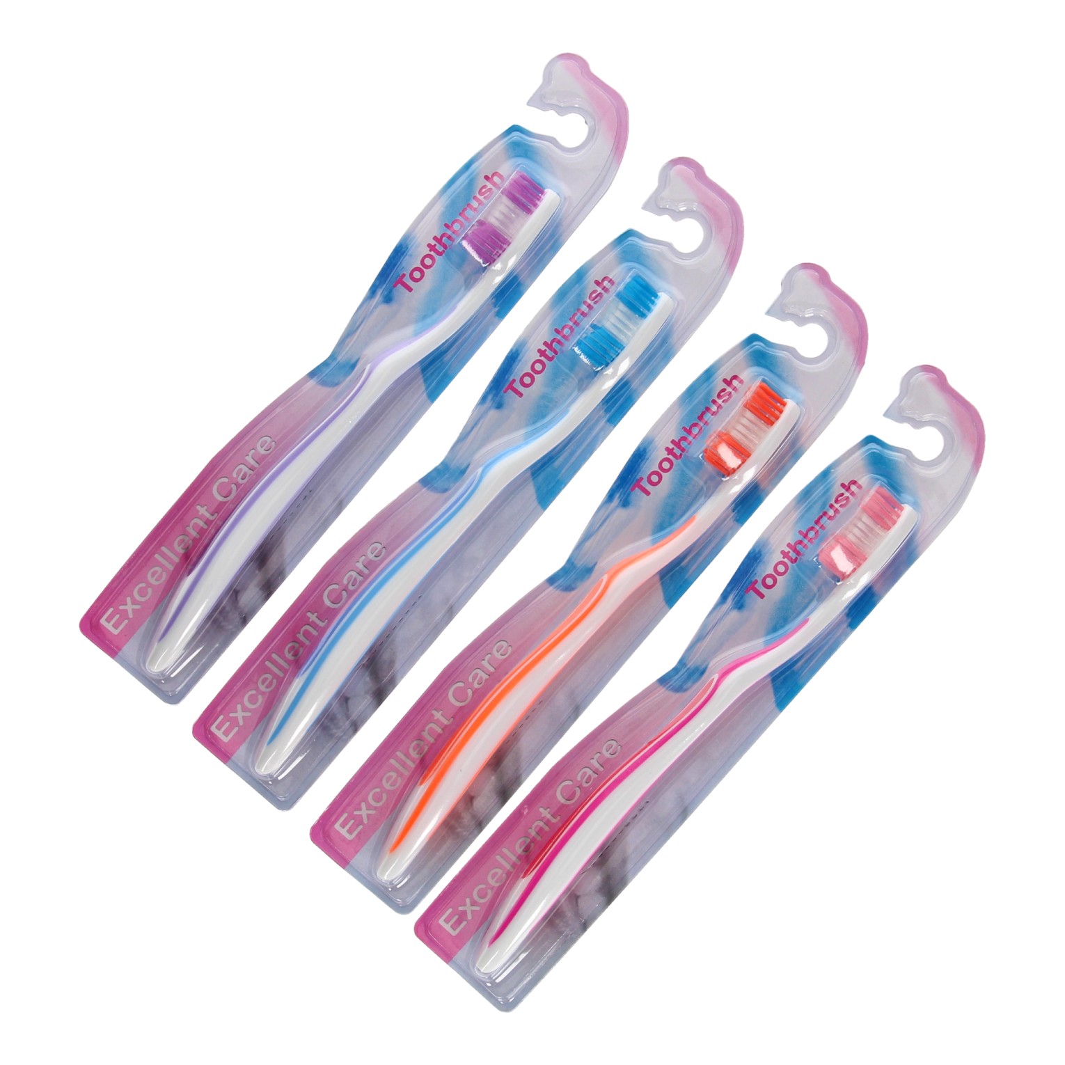 Brosse à dents en plastique