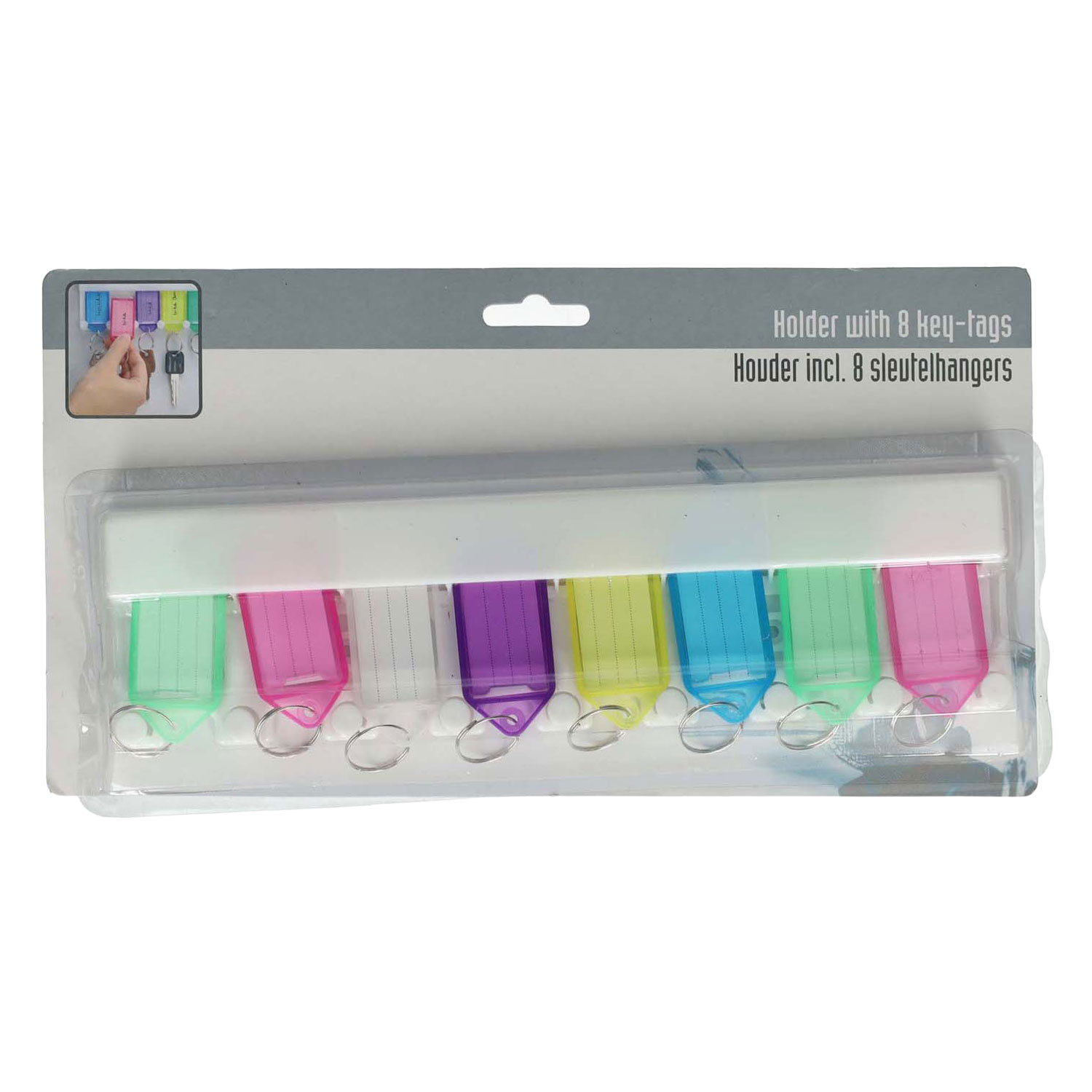 Porte-clés avec porte-clés, 8 pcs.