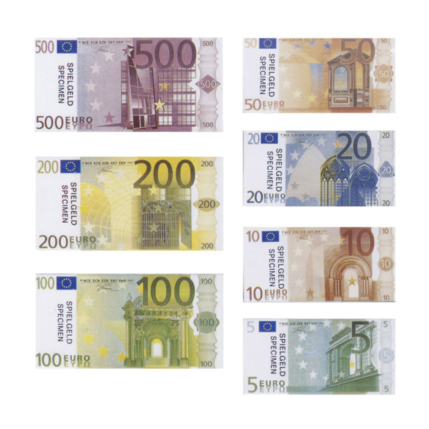 Argent fictif Euro