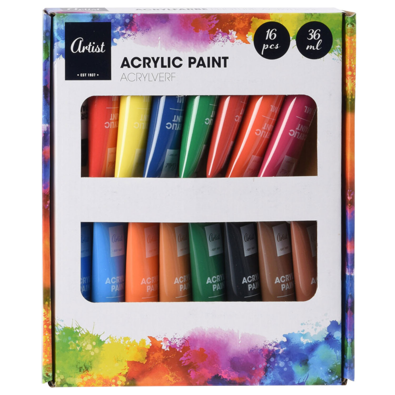 Acheter Set de 12 tubes de peinture acrylique - pastel En ligne