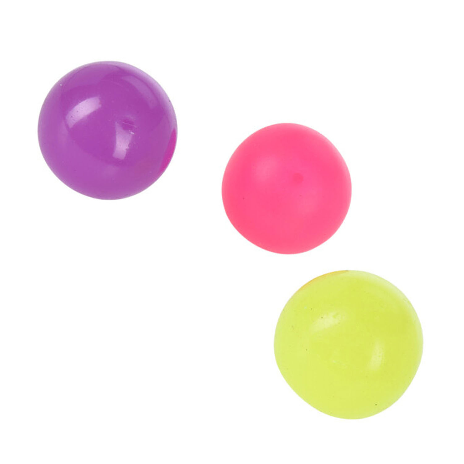 Squeeze Ball Sticky Color, lot de 3